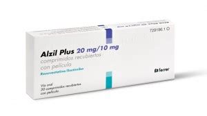 ALZIL PLUS 20 mg/10 mg 30 COMPRIMIDOS RECUBIERTOS.